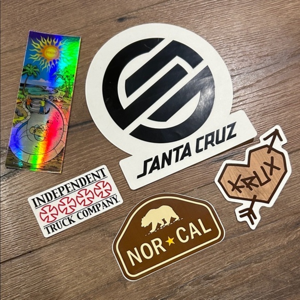 Santa Cruz and Nor Cal vintage  Sticker Set